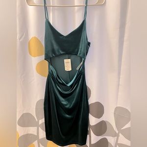 Windsor Green suede mini dress